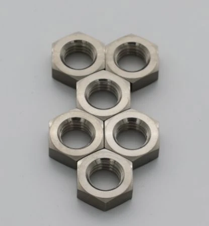 Pure titanium nut